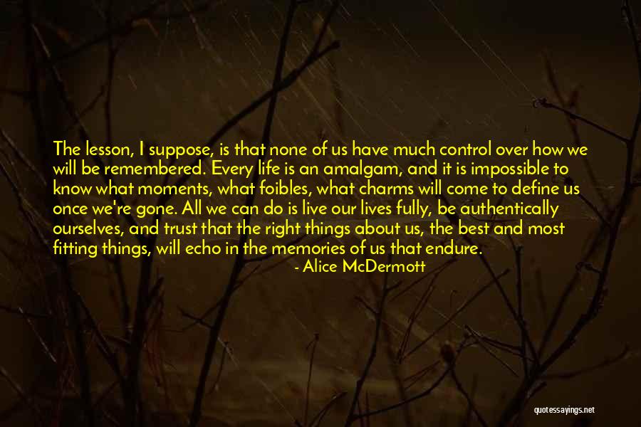 Memories Is All We Have Quotes By Alice McDermott