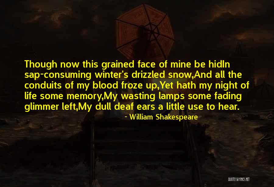 Memories Not Fading Quotes By William Shakespeare