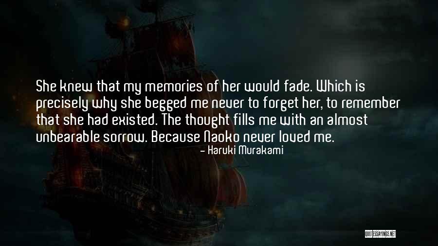 Memories Of Her Quotes By Haruki Murakami