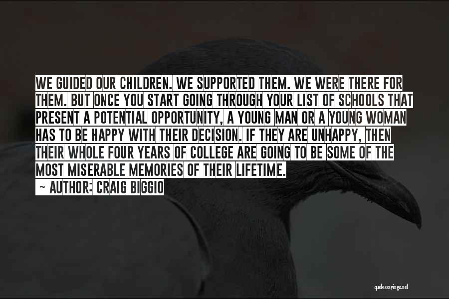 Memories Of School Quotes By Craig Biggio