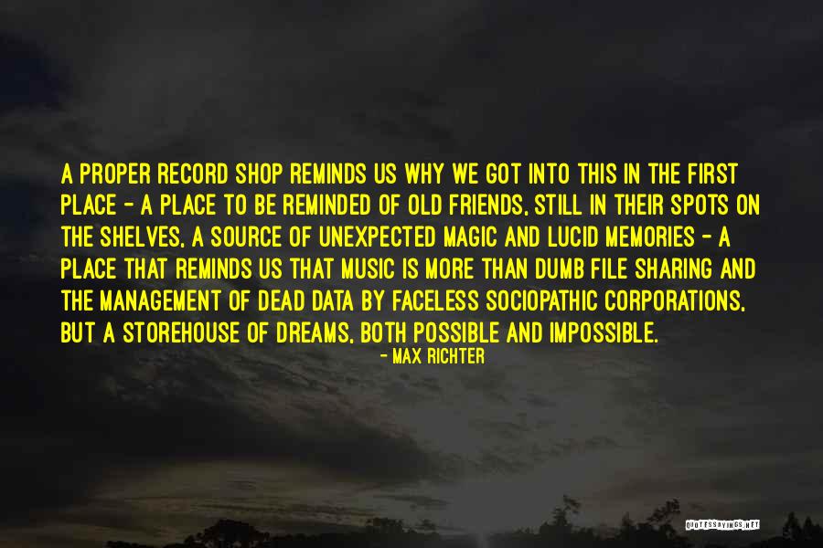 Memories Of The Dead Quotes By Max Richter