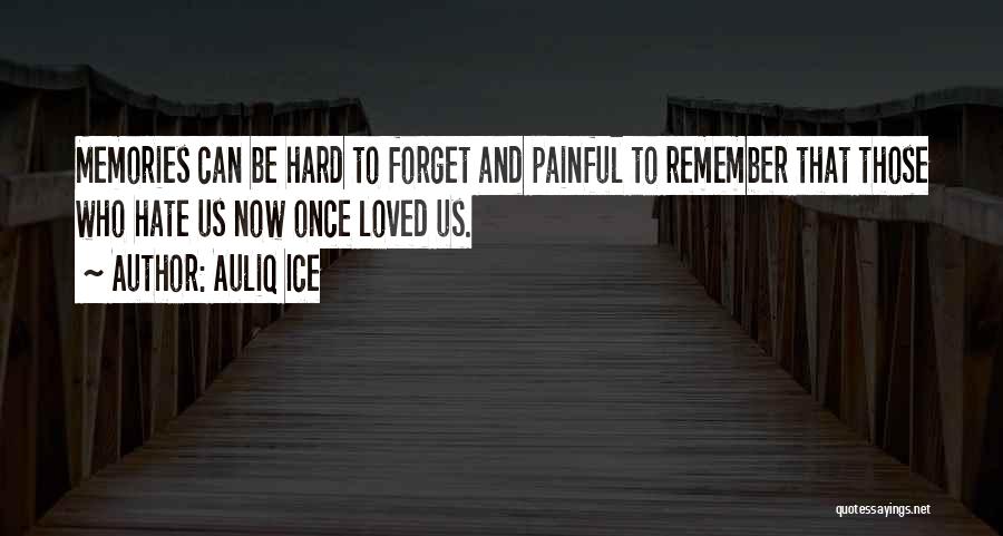 Memories You Can't Forget Quotes By Auliq Ice