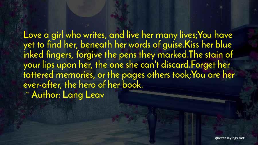 Memories You Can't Forget Quotes By Lang Leav