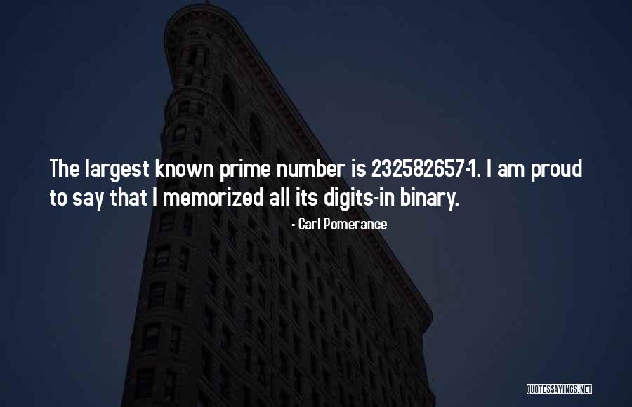 Memorized Quotes By Carl Pomerance