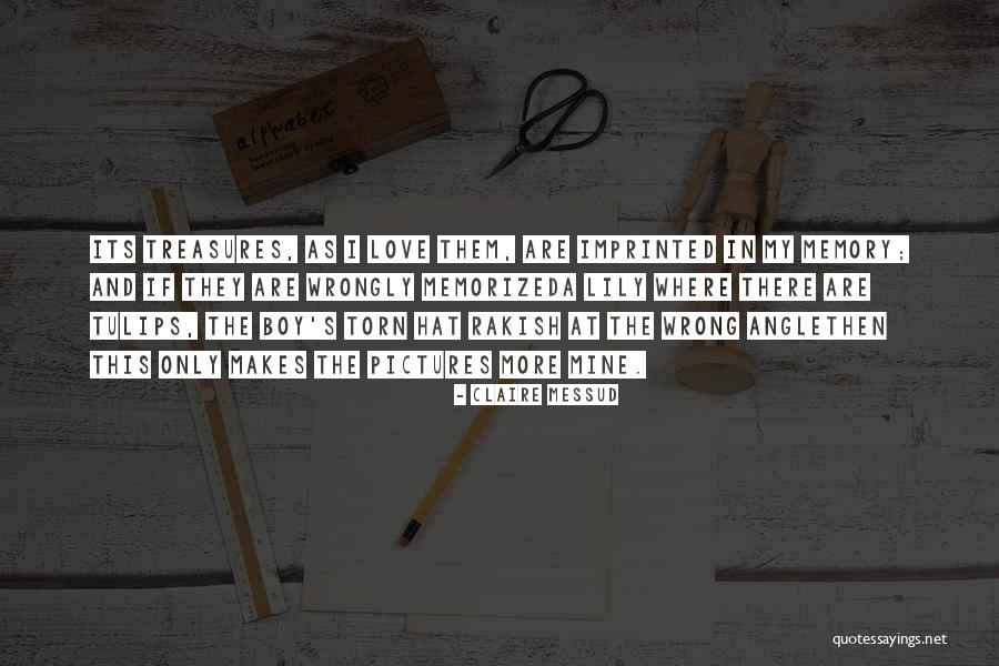 Memorized Quotes By Claire Messud