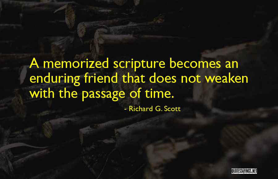 Memorized Quotes By Richard G. Scott