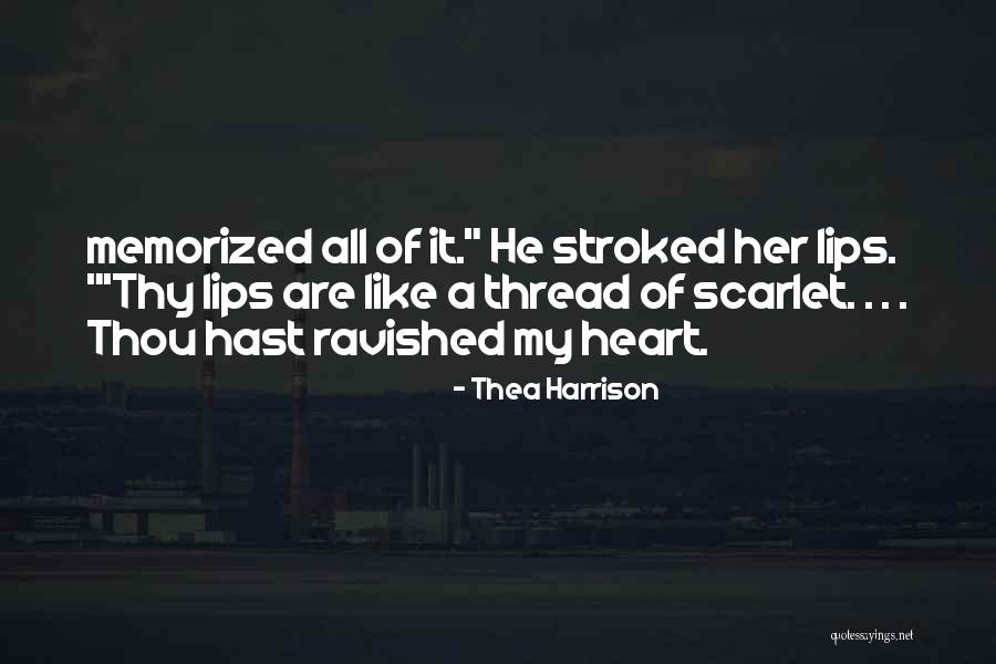 Memorized Quotes By Thea Harrison