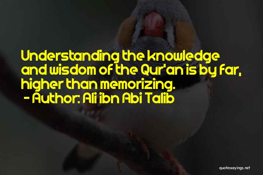 Memorizing Quotes By Ali Ibn Abi Talib