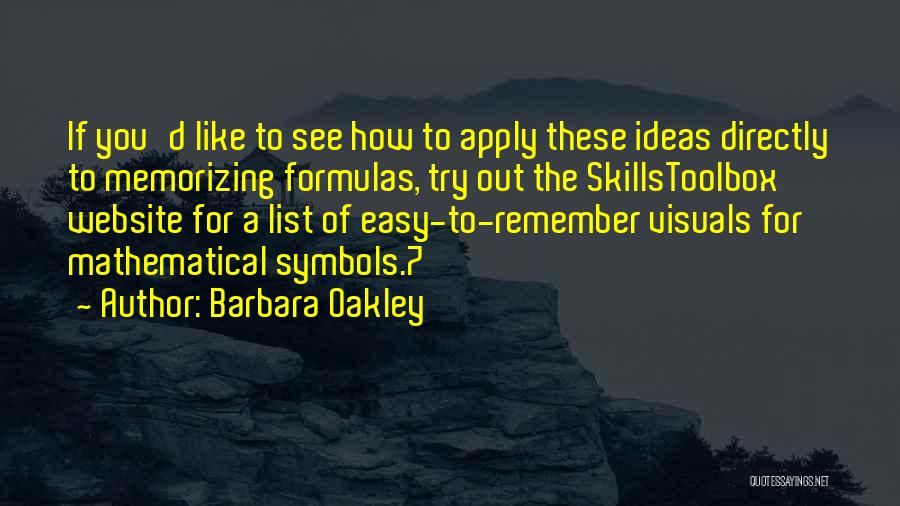 Memorizing Quotes By Barbara Oakley