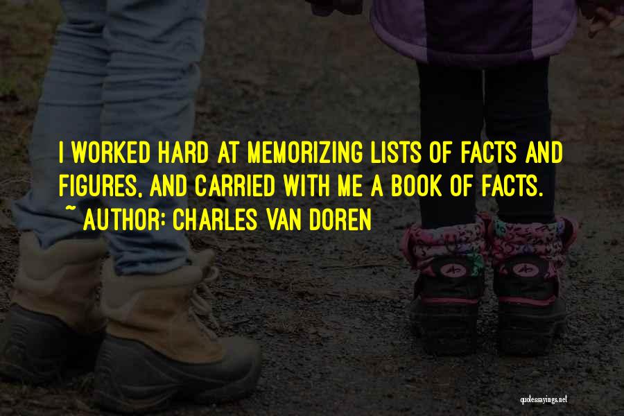 Memorizing Quotes By Charles Van Doren