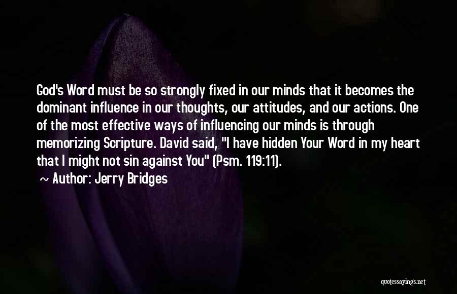 Memorizing Quotes By Jerry Bridges