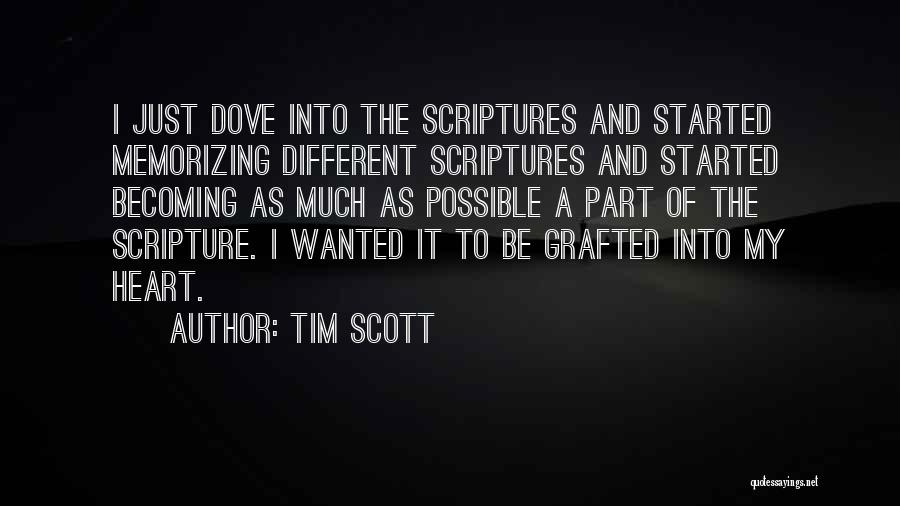 Memorizing Scripture Quotes By Tim Scott