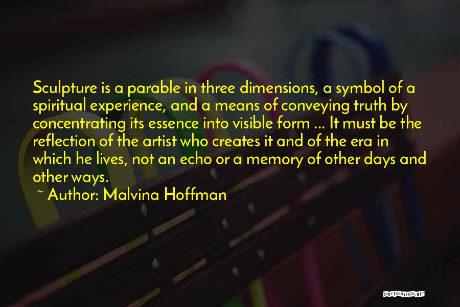 Memory And Art Quotes By Malvina Hoffman