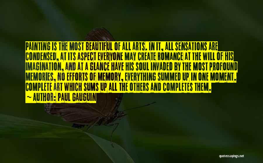 Memory And Art Quotes By Paul Gauguin