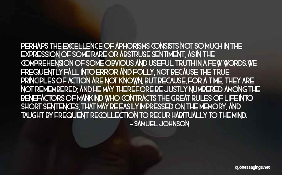 Memory And Education Quotes By Samuel Johnson