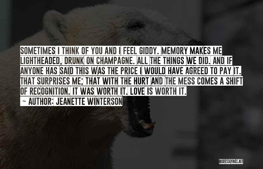 Memory And Happiness Quotes By Jeanette Winterson