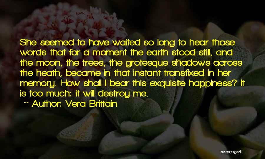 Memory And Happiness Quotes By Vera Brittain
