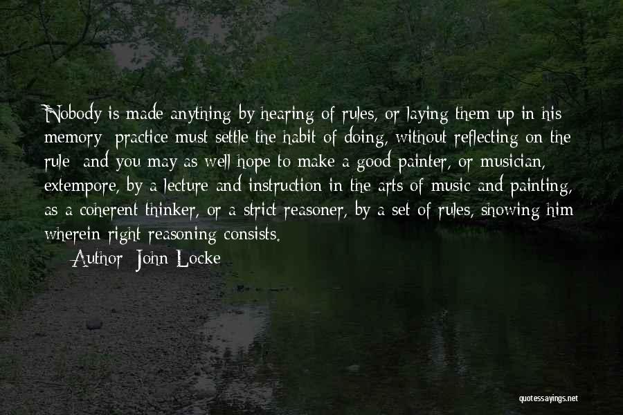Memory And Hope Quotes By John Locke