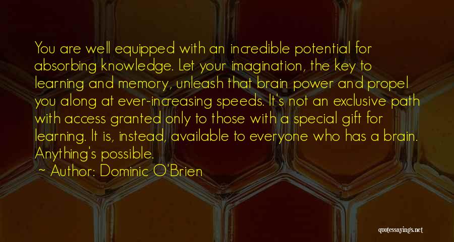 Memory And Imagination Quotes By Dominic O'Brien