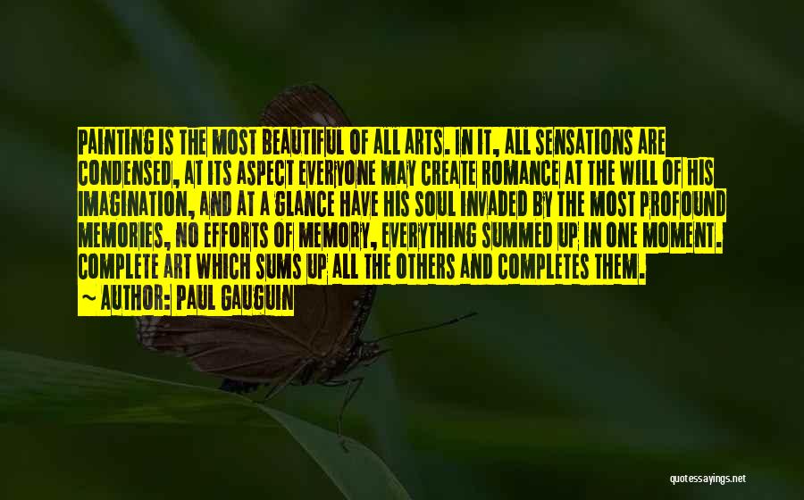 Memory And Imagination Quotes By Paul Gauguin