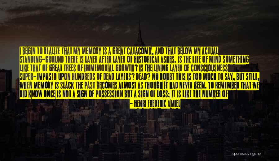 Memory And Loss Quotes By Henri Frederic Amiel Memory And Loss Quotes By Henri Frederic Amiel