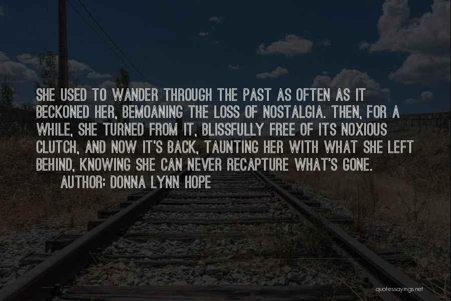 Memory And Nostalgia Quotes By Donna Lynn Hope