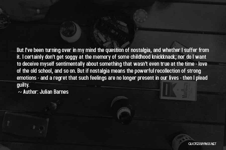 Memory And Nostalgia Quotes By Julian Barnes