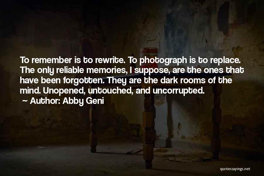 Memory And Photography Quotes By Abby Geni