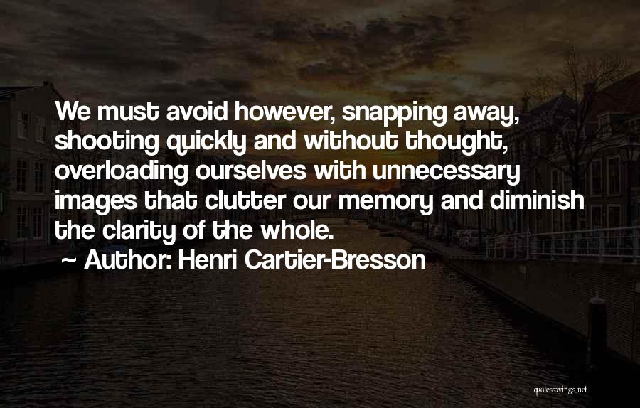 Memory And Photography Quotes By Henri Cartier-Bresson