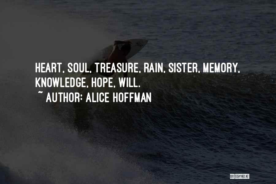 Memory And Treasure Quotes By Alice Hoffman