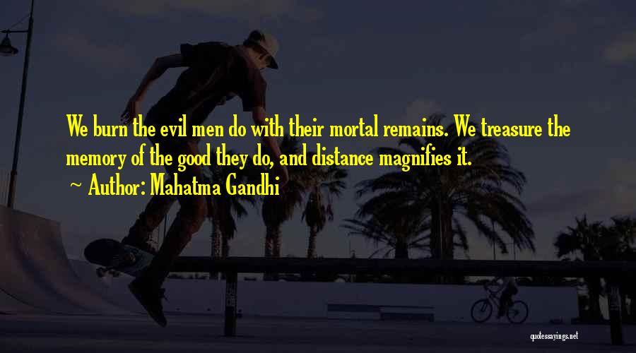 Memory And Treasure Quotes By Mahatma Gandhi