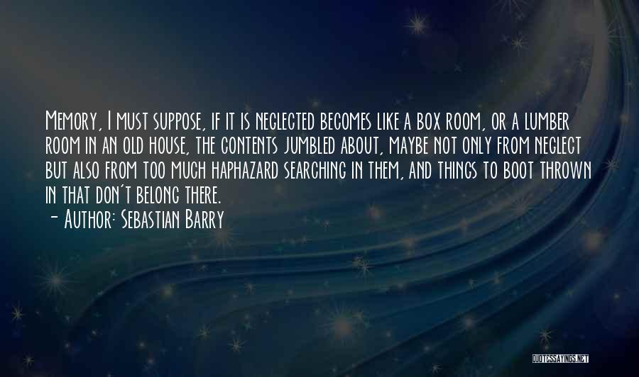 Memory Box Quotes By Sebastian Barry