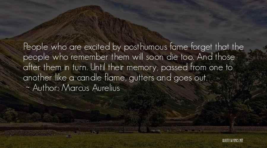 Memory Candle Quotes By Marcus Aurelius