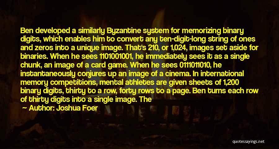 Memory Images And Quotes By Joshua Foer