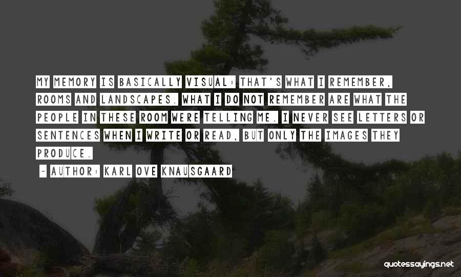 Memory Images And Quotes By Karl Ove Knausgaard