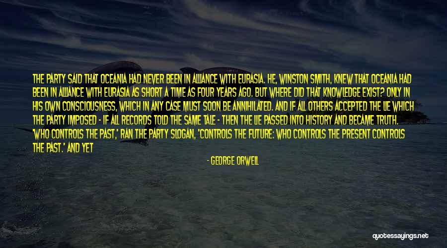 Memory In 1984 Quotes By George Orwell