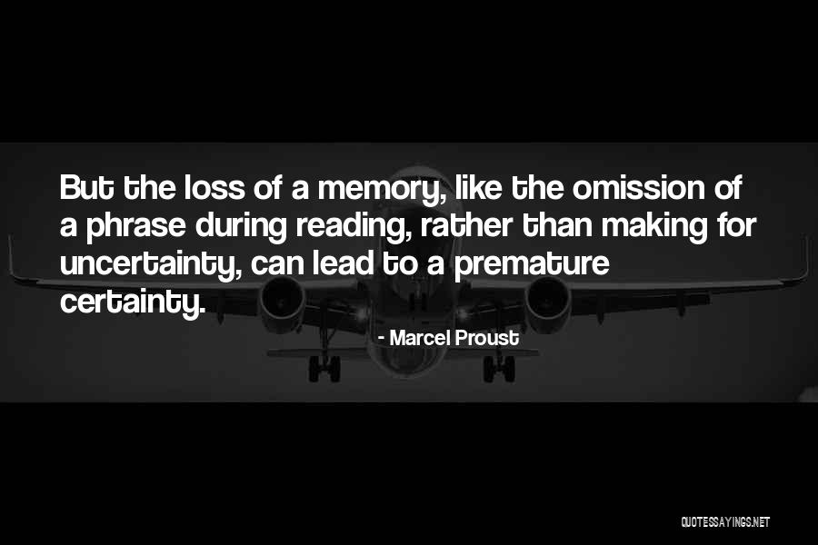 Memory Loss Quotes By Marcel Proust Memory Loss Quotes By Marcel Proust