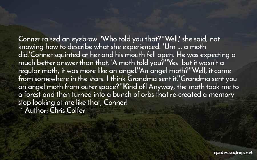 Memory Of Grandma Quotes By Chris Colfer