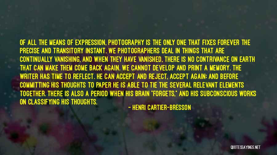 Memory Quotes Quotes By Henri Cartier-Bresson Memory Quotes Quotes By Henri Cartier-Bresson