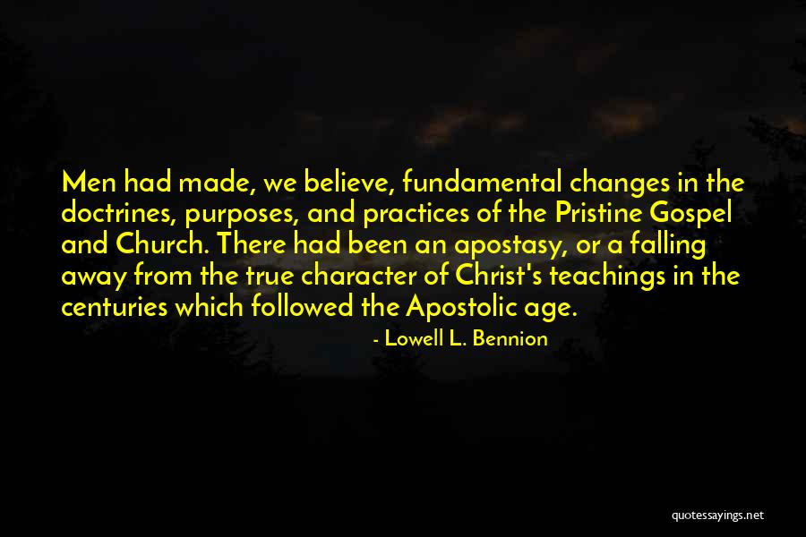 Men Of Character Quotes By Lowell L. Bennion Men Of Character Quotes By Lowell L. Bennion