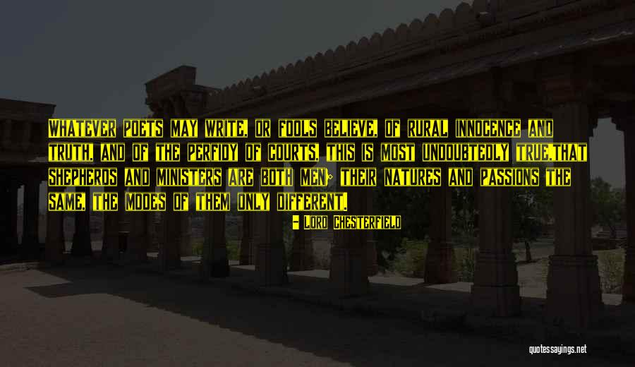 Men Poets Quotes By Lord Chesterfield Men Poets Quotes By Lord Chesterfield