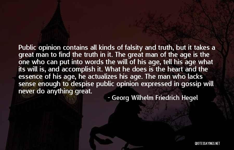 Men That Gossip Quotes By Georg Wilhelm Friedrich Hegel