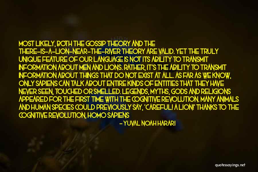 Men That Gossip Quotes By Yuval Noah Harari
