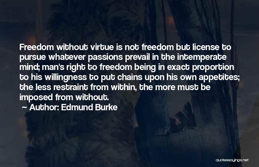 Men Will Pursue You If Quotes By Edmund Burke