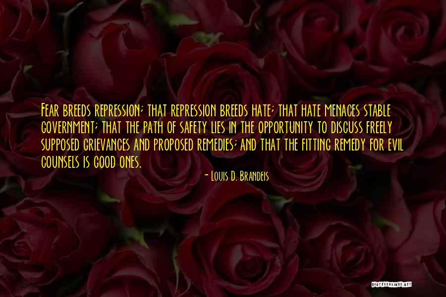 Menaces Quotes By Louis D. Brandeis Menaces Quotes By Louis D. Brandeis