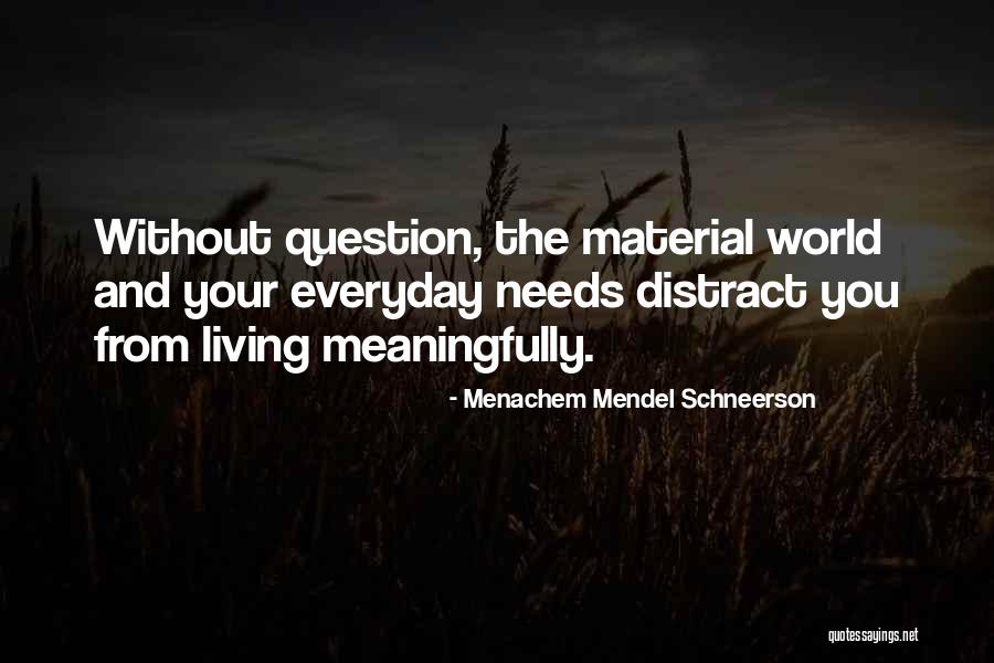 Menachem M. Schneerson Quotes By Menachem Mendel Schneerson