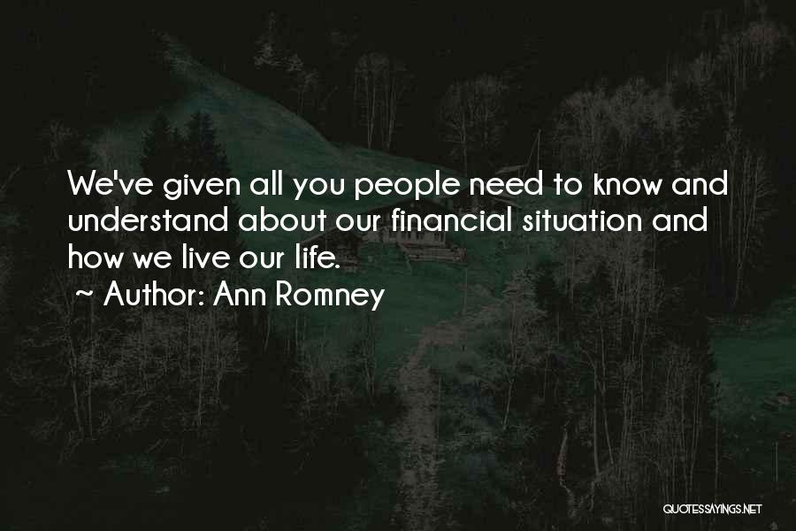 Menali Sekiller Quotes By Ann Romney