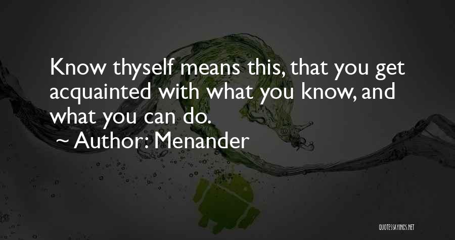 Menander Quotes 207751