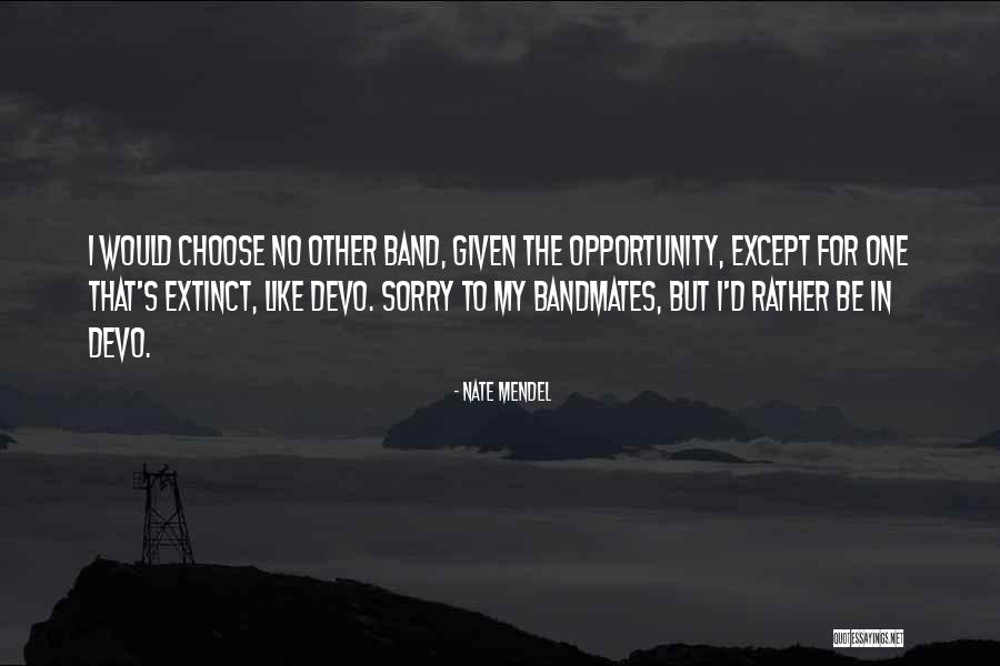 Mendel Quotes By Nate Mendel Mendel Quotes By Nate Mendel