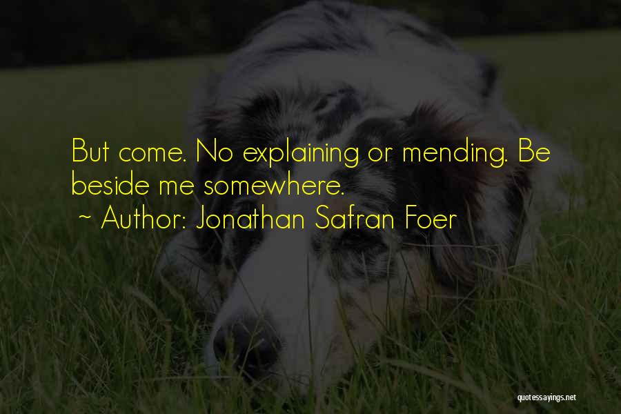 Mending Quotes By Jonathan Safran Foer